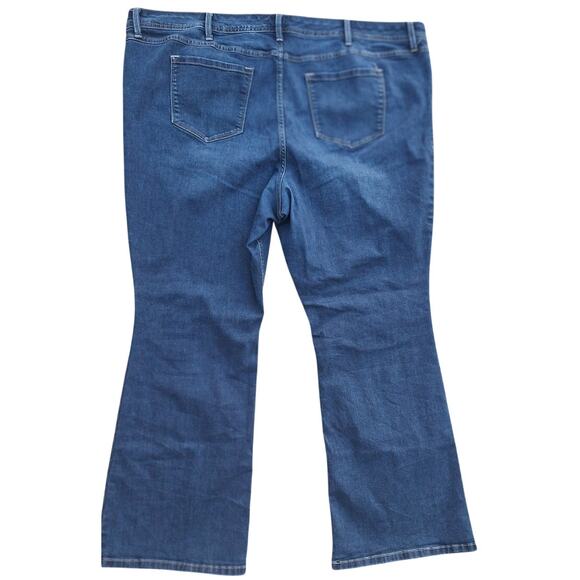 Torrid Luxe Slim Boot Super Stretch Blue Jeans Size 26 Tall Plus size 31" inseam - Picture 3 of 7